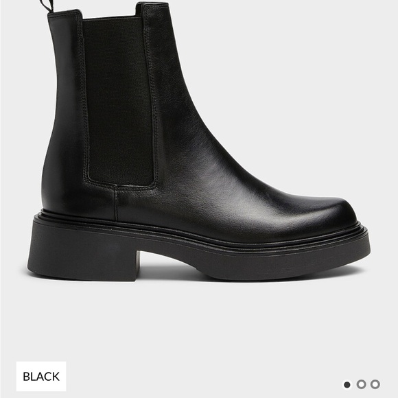 Black leather boots women size 40 - Picture 2 of 4